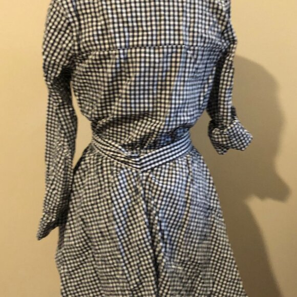Black & White Checkered Swing Dress - Picture 3 of 10